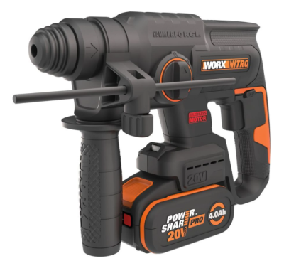 Перфоратор аккумуляторный бесщеточный WORX WX381.9, 20В, без АКБ и ЗУ, коробка